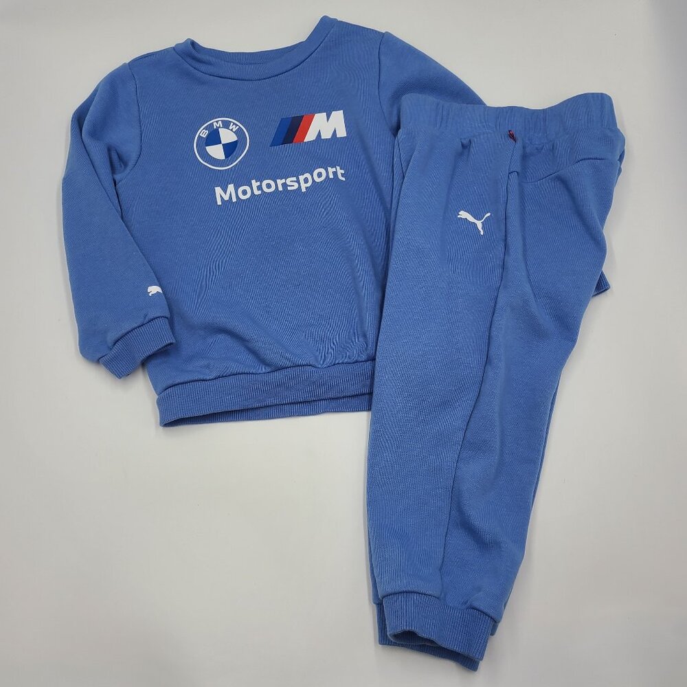 Puma x BMW M Motorsports toddler sweatsuit size 3T